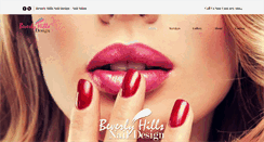 Desktop Screenshot of beverlyhillsnaildesign.com